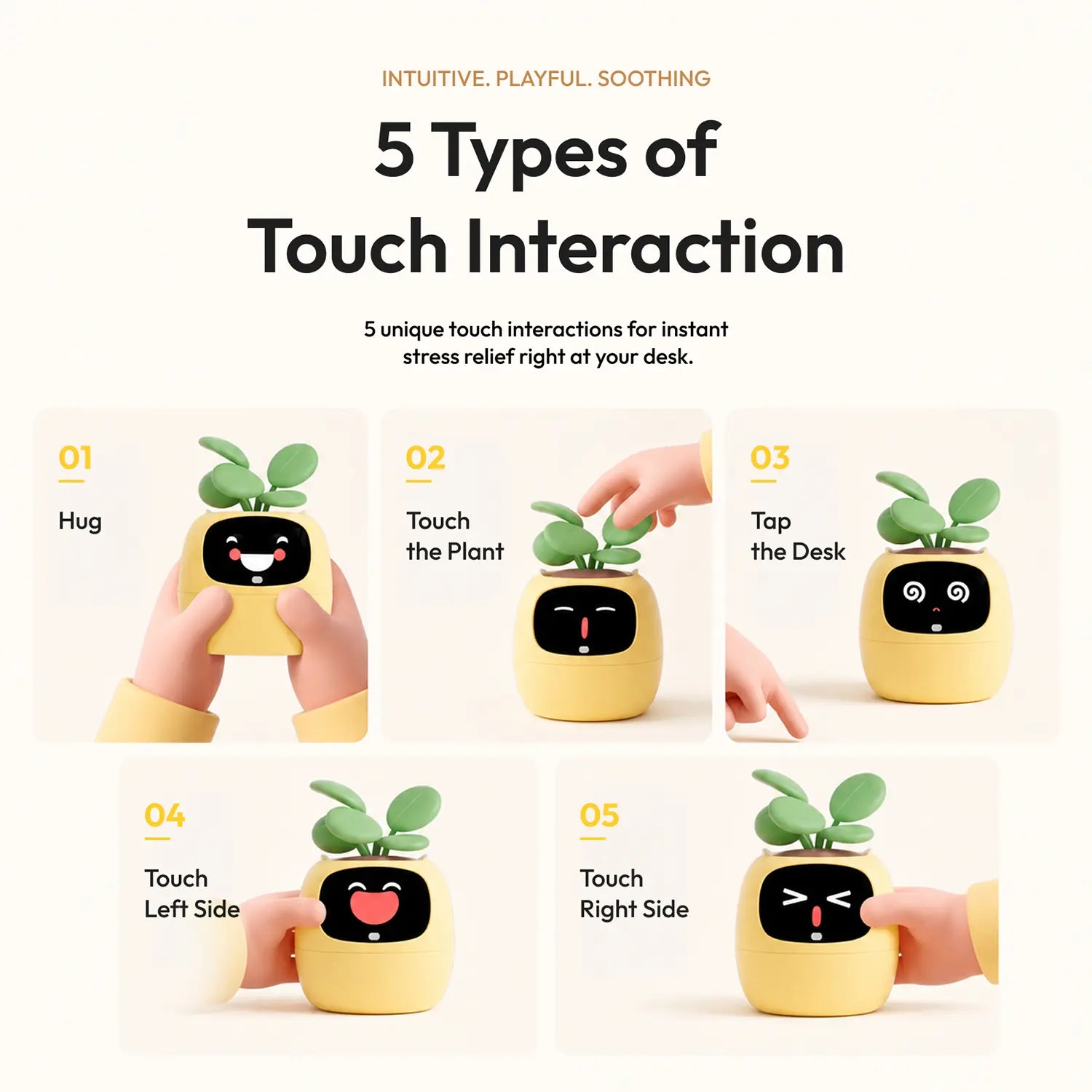 Transform Your Space with the IVY Smart Indoor Plant Pot - An Interactive AI Flowerpot for Plant Lovers!