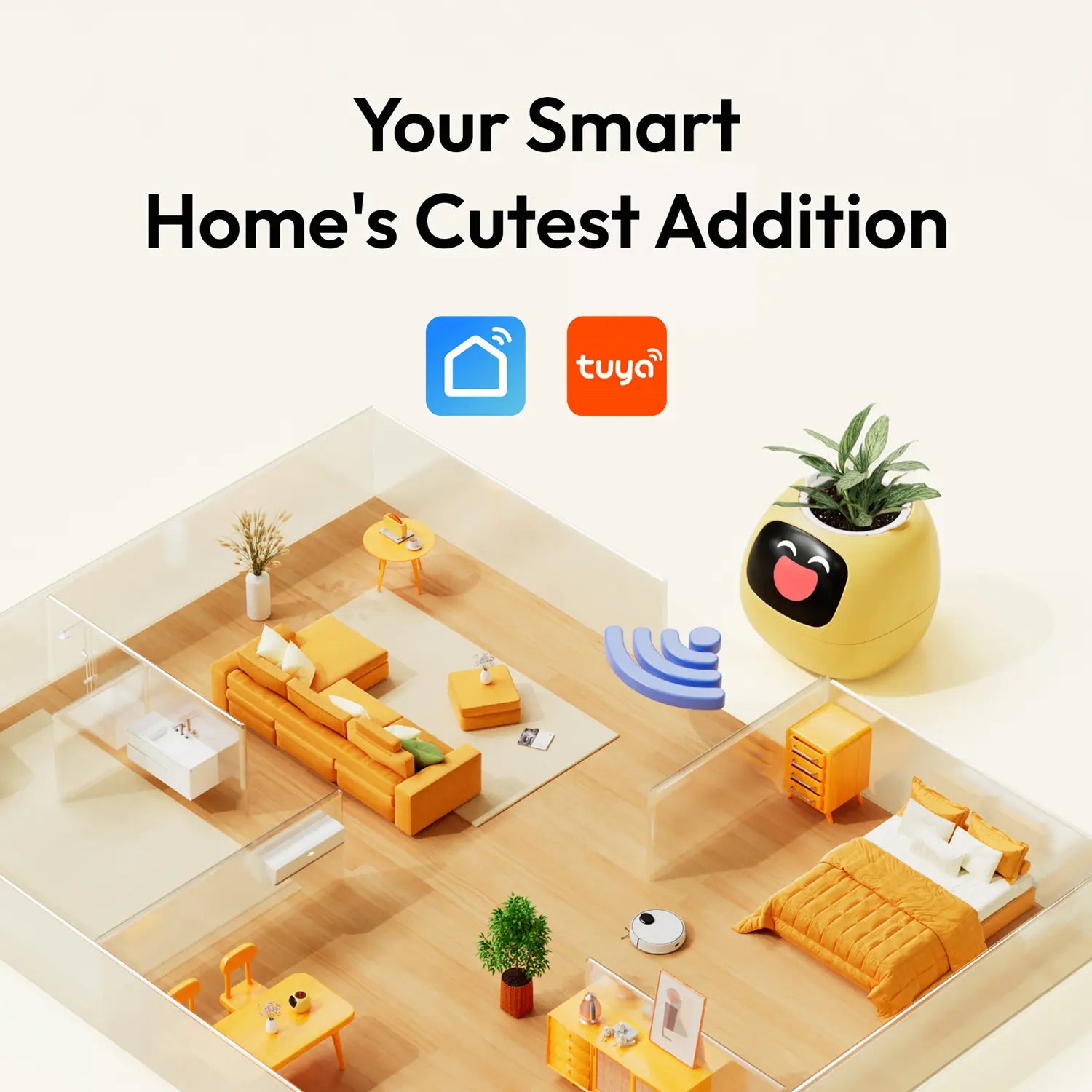 Transform Your Space with the IVY Smart Indoor Plant Pot - An Interactive AI Flowerpot for Plant Lovers!